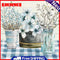 Flowers Oil Paint By Numbers DIY Acrylic Painting Home Decoration Gift Art Table