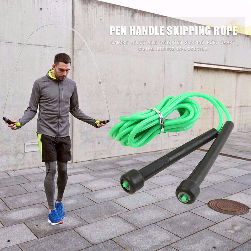 Workout Sports Training Adjustable Skipping Rope Fitness Speed PVC Jumping Ro