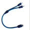 RCA Audio Jack Cables Y Adapter Splitter 1 Female to OFC Plug Male N5S0 2 R5T8