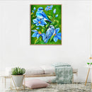 Seawang Birds Diamond Round Painting DIY Embroidery Blankets Cross Stitch-Home Decor