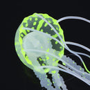 Simulation Artificial Jellyfish Glowing Aquarium Fish Tank Decor(Yellow)