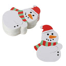 50X Christmas Party Lollipop Clip-Kids Gift Lollipop Decorative Christmas Cards#