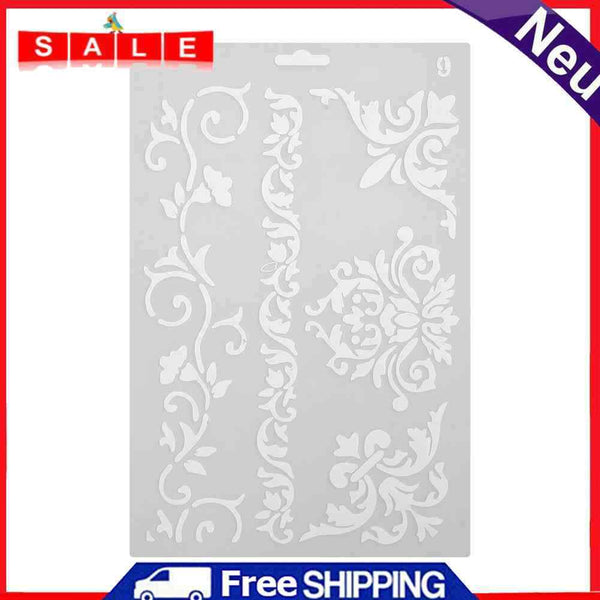 Hollow Ruler Theme Template DIY Photo Album Drawing Tool Lace Edge