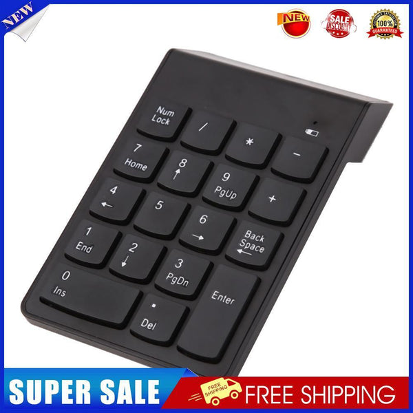 Mini Bluetooth-compatible Numeric Keypad Wireless Number Pad 18 Keys Keyboa