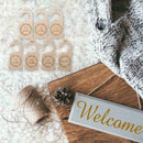 7pcs/set Baby Closet Divider Closet Clothes Size Divider Color Wood T6S5