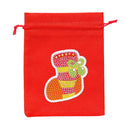 Drawstring Christmas Candy Bag DIY Diamond Painting Kit (FD006A+FD006B)