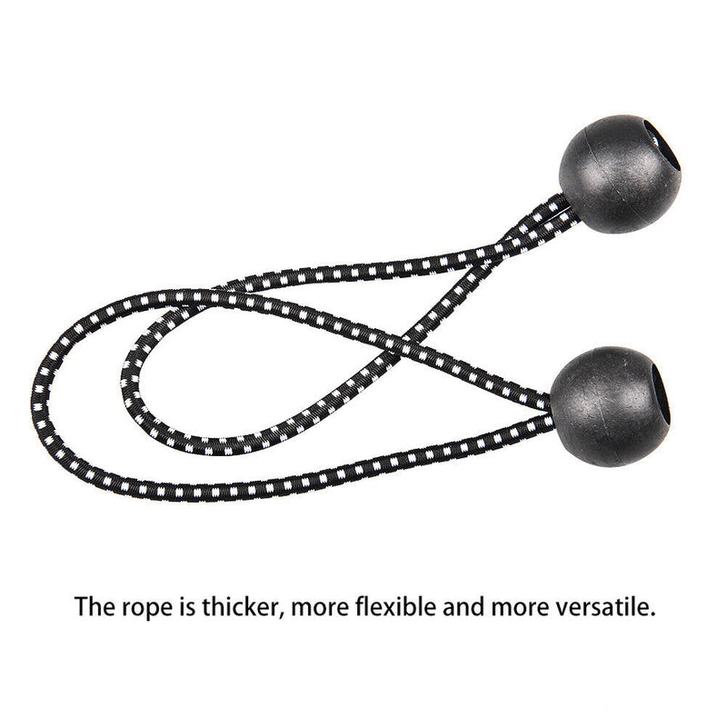 Elastic Tent Bungees Ball Fixing Rope Awning Canopy Bungee Cords (10pcs) Newly
