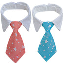 Colorful Tuxedo Striped Pet Grooming Supplies Formal Dog Necktie Collar Bow Tie
