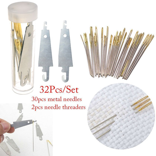 DIY Embroidery Threader Sewing Needles Stainless Steel Cross Stitch Needle