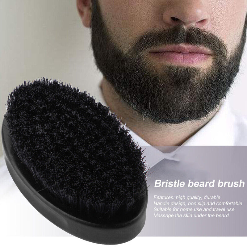 Ring Bristle Men Shaving Brush Barber Beard Comb Mustache Razor Brushes