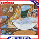 Oil Paint By Numbers Picture DIY Painting Bathing Woman Acrylic Paint Decor