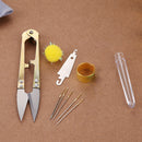 Embroidery Thread Set Cross Stitch Scissors Needles Sewing Accessories for Women