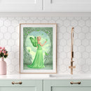 5D DIY Diamond Painting Butterfly Angel Full Round Rhinestone Home Decor Pict