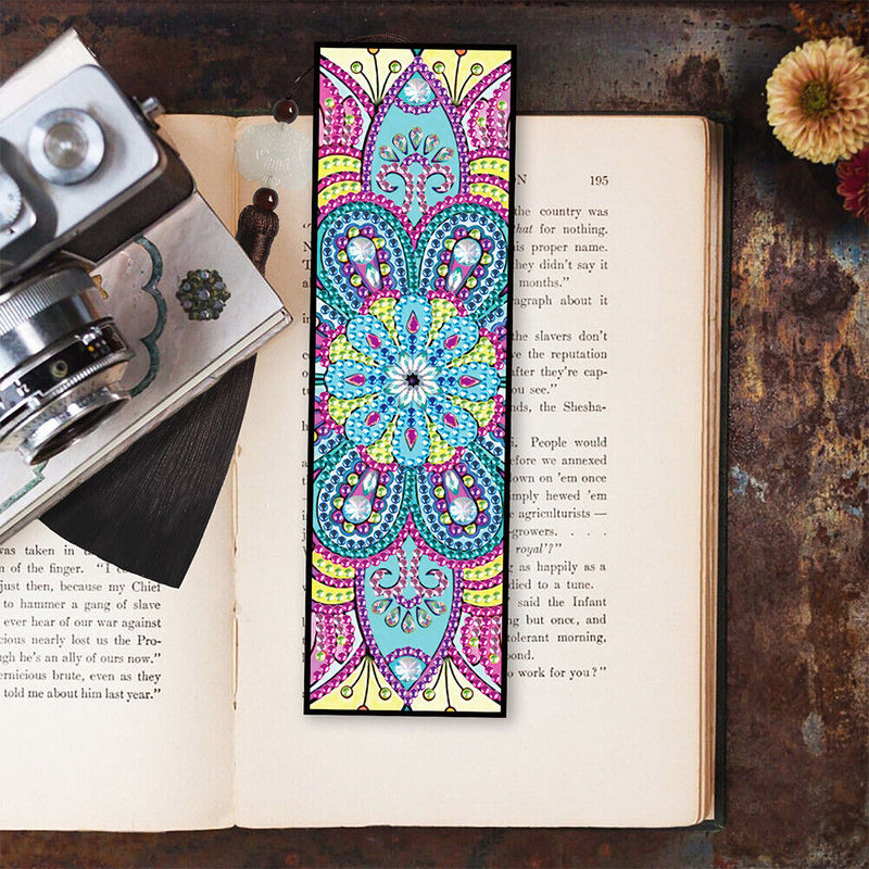 5D DIY Diamond Painting Bookmark Mandala Mosaic Tassel Book Crafts (FQY013)