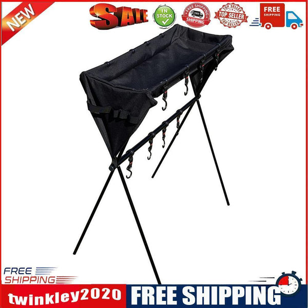 Outdoor Storage Rack Portable Camping Picnic Tripod Triangle Hanging Shelf