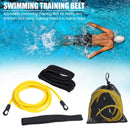 Swim Training Exercise Belts Rope Swimming Harness Resistance Band (Yellow)