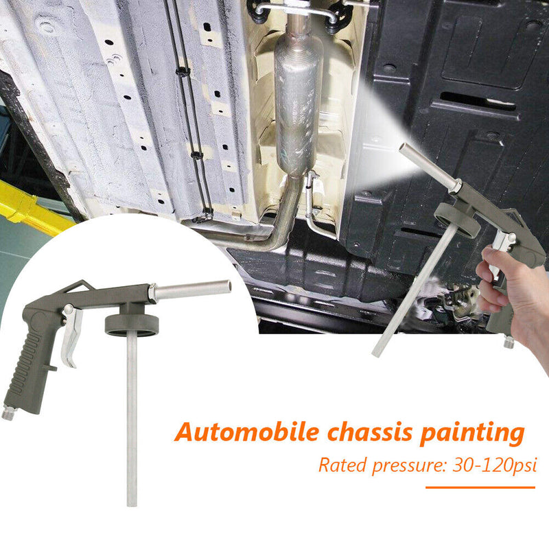 Automobile Airbrush Chassis Sprayer with Pot Durable Car Undercoating Gun Newly