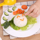 Rice Scoop Mold Non-stick DIY Sushi Mold Rice Ball Round Half Spoon M6P9