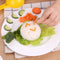 Rice Scoop Mold Non-stick DIY Sushi Mold Rice Ball Round Half Spoon M6P9