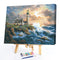 DIY HandPainted Paint by Number Kits Lighthouse Landscape Artcraft for Presents