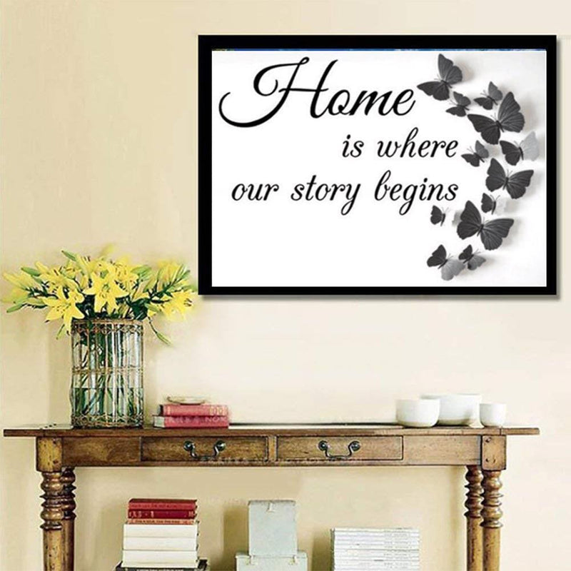 5D DIY Full Drill Diamond Painting Butterfly Cross Stitch Embroidery Crafts