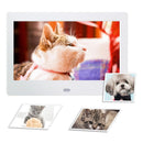 7 inch LED 800x480 Digital Photo Frame Alarm Clock MP3 Movie Player (White)