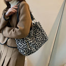 Women Leopard Pattern Crossbody Bag Female Large Capacity Designer Handbags