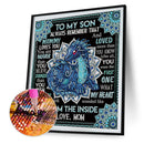 Diamond Painting 5D DIY Letters Partial Special Drill Rhinestone Kit (Y241)