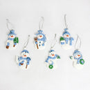Pendant Soft Pottery Christmas Products Christmas Decoration Little Snowman