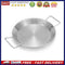 Seafood Frying Pot Stainless Steel Double Ear Fruit Plate Container Cooking Tool
