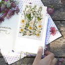 Dried Flower Material Package Real Pressed Dry Flowers & Leaves (White) Newly