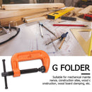 Heavy Duty G Wood Clamp Steel Woodworking Fixture for Carpentry (2 inch)