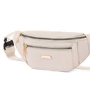 Women Pure Fanny Pack Oxford Cloth Messenger Chest Bag Phone Purses Coin Hold