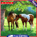 Handmade Full Square Drill 5D Horse on Prairie Drawing Kit DIY Diamond Painting