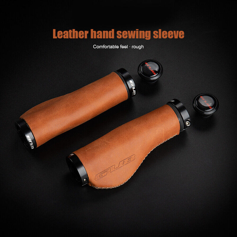 GUB G-611 Bicycle Handle Bar Grip Cover MTB Non-Brief Handleable Leather Grips