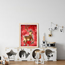 Diamond Painting 5D DIY Deer Full Round Drill Rhinestone Art Picture Kit