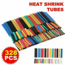 328PCS 2:1 Polyolefin Heat Shrink Tubing Tube Sleeve Y2D6 I6T1 H5N6 Wire Q9E2