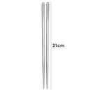 Stainless Steel Chopsticks Portable Non-slip Food Sticks Tableware Chinese Gi