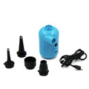 Outdoor Mini Air Pump Camping Portable DC 5V USB Charging Electric Inflator Blue