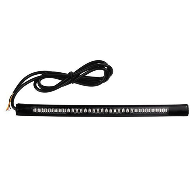 2pcs Flexible 48 LED SMD Strip Motorcycle Tail Turn Signal Light Brake Sto Newly