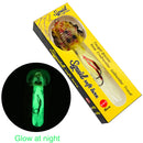 #A UV Luminous Bionic Squid Fishing Lures Artificial Wobbler Soft Bait Fishing T