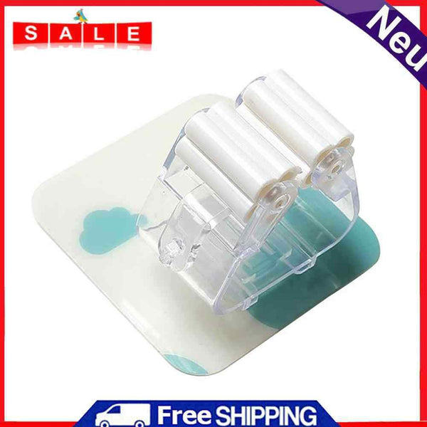 Wall Mounted Mop Holder Hang Brush Broom Rack Kitchen Tool (Single Row)