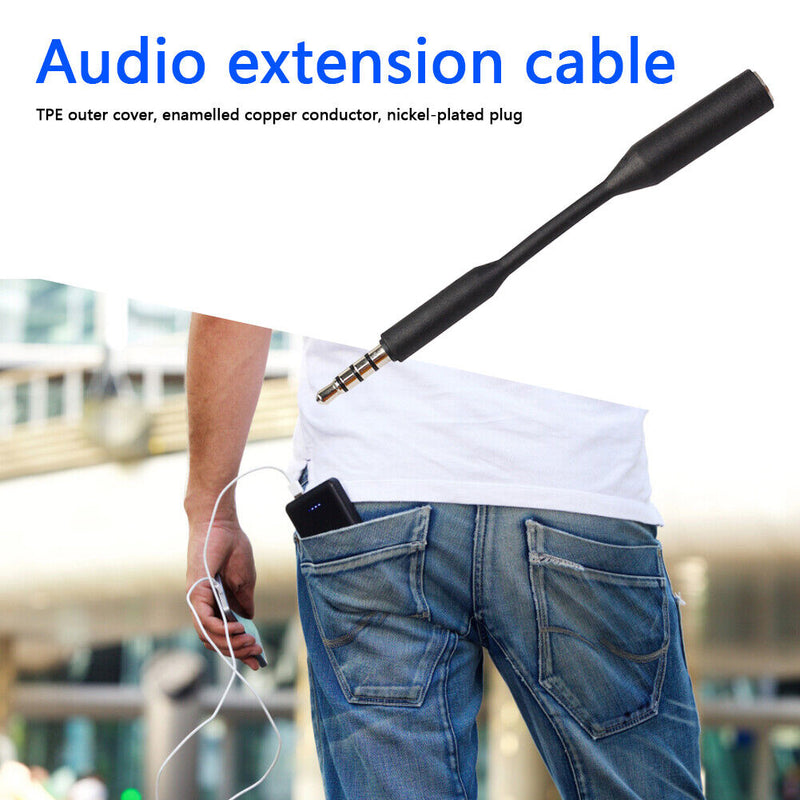 1pc 3.5 mm Jack Male to Female Stereo AUX Extension Cable for Headphones Newly