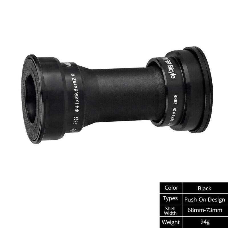 Aluminum Alloy MTB Bike BB Bottom Bracket Center Shaft Cycling Parts Accessories