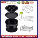 Air Fryer Accessories Set for Airfryer 3.2-5.8QT Basket Grill Home Baking Too