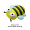 Cute Animal USB Data Cable Bites Protector Cord Wire Cable Winder (Bee)