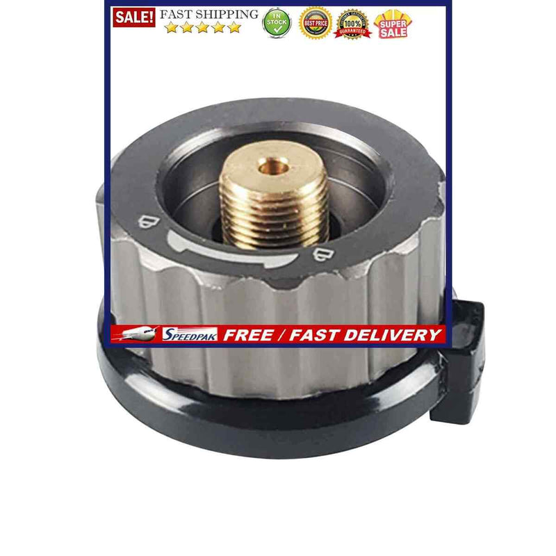 Black Camping Stove Adapter Outdoor Gas Tank Converter Sealed Silicone Desi