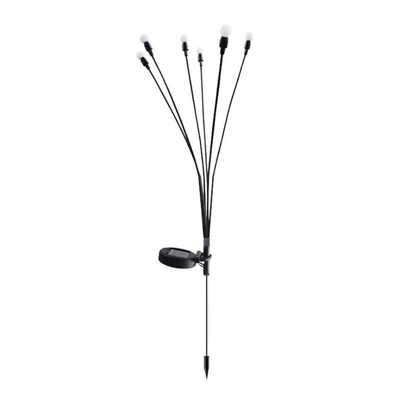2pcs Solar Lamp Convenient Use Yard Decor for Outdoor Decor (Warm Light)