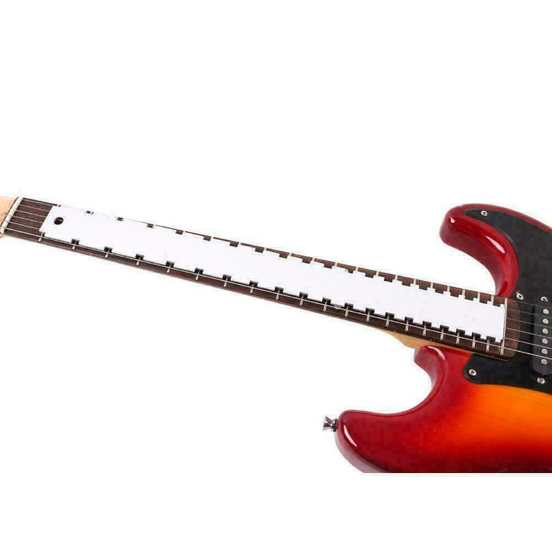 1* Aluminum Guitar Neck Notched Straight Edge Guitar A4M3 Ruler Fretboard G3T4