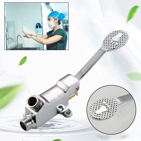 Foot Pedal Control Switch Tap Valve Faucet Basin Single Cold Water Pedal Valve